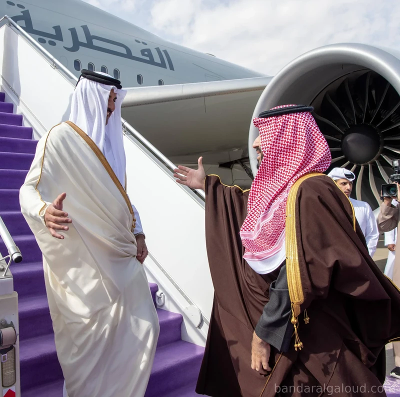 سمو أمير دولة قطر يصل الرياض، وفي مقدمة مستقبليه سمو سيدي ولي العهد - Photo 2