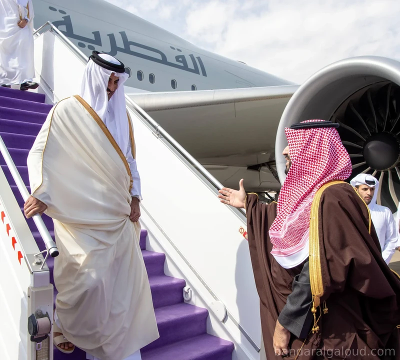 سمو أمير دولة قطر يصل الرياض، وفي مقدمة مستقبليه سمو سيدي ولي العهد - Photo 5