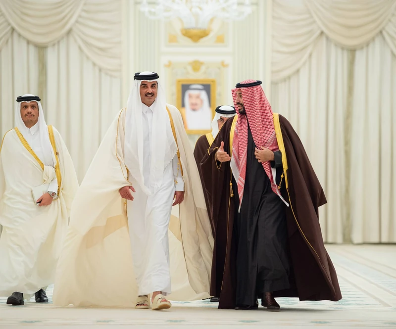 سمو سيدي ولي العهد وأمير دولة قطر يعقدان جلسة مباحثات في قصر اليمامة بالرياض - صورة 3
