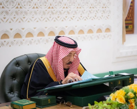 سيدي خادم الحرمين الشريفين يرأس جلسة مجلس الوزراء في الرياض