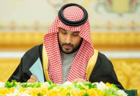 سمو سيدي ولي العهد يرأس جلسة مجلس الوزراء في الرياض