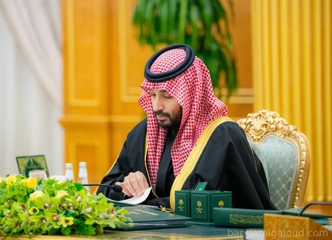 سمو سيدي ولي العهد يرأس جلسة مجلس الوزراء في الرياض