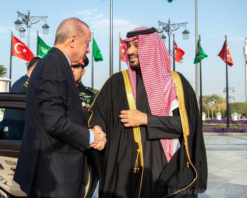 سمو سيدي ولي العهد يستقبل رئيس جمهورية تركيا في قصر اليمامة بالرياض. - Photo 2