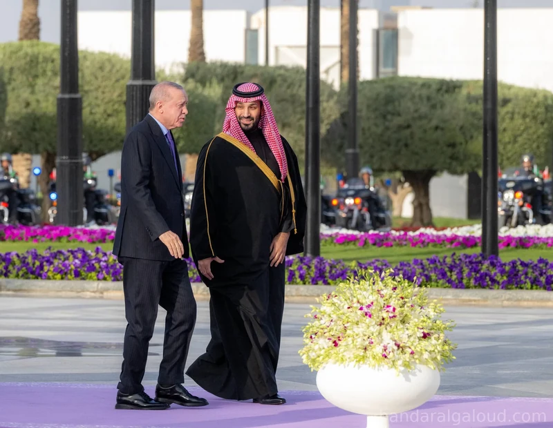 سمو سيدي ولي العهد يستقبل رئيس جمهورية تركيا في قصر اليمامة بالرياض. - Photo 3