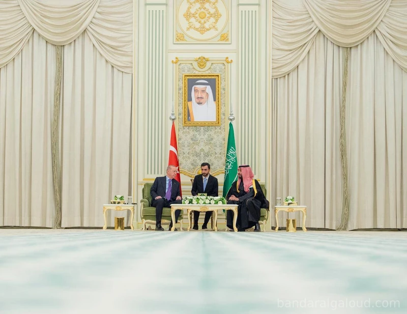 سمو سيدي ولي العهد يستقبل رئيس جمهورية تركيا في قصر اليمامة بالرياض. - Photo 6
