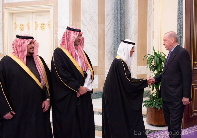 سمو سيدي ولي العهد يستقبل رئيس جمهورية تركيا في قصر اليمامة بالرياض. - Photo 13
