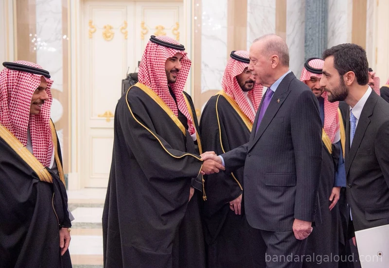 سمو سيدي ولي العهد يستقبل رئيس جمهورية تركيا في قصر اليمامة بالرياض. - Photo 15