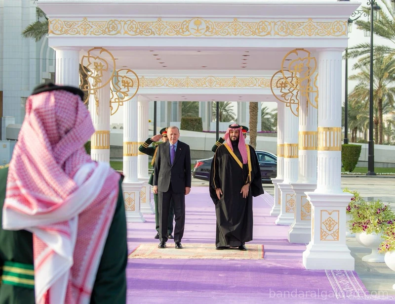سمو سيدي ولي العهد يستقبل رئيس جمهورية تركيا في قصر اليمامة بالرياض. - Photo 16