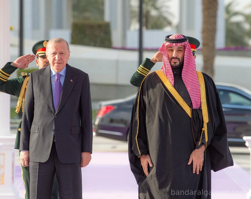 سمو سيدي ولي العهد يستقبل رئيس جمهورية تركيا في قصر اليمامة بالرياض. - Photo 21