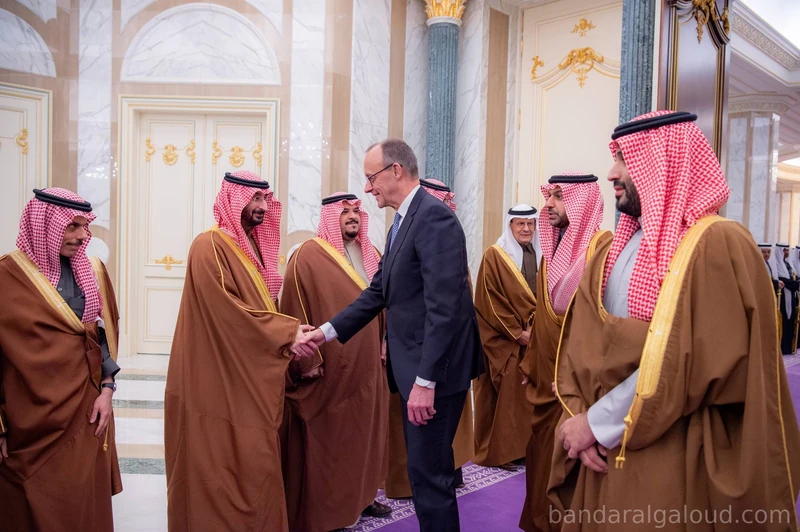 سمو سيدي ولي العهد يستقبل المستشار الألماني في الرياض - صورة 11