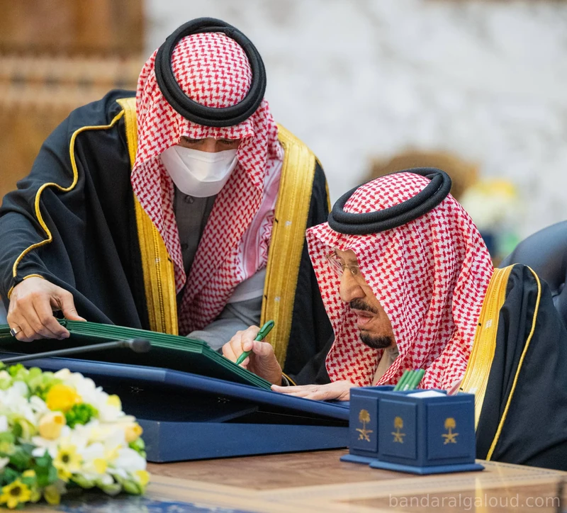 سيدي خادم الحرمين الشريفين يرأس جلسة مجلس الوزراء في الرياض - صورة 3