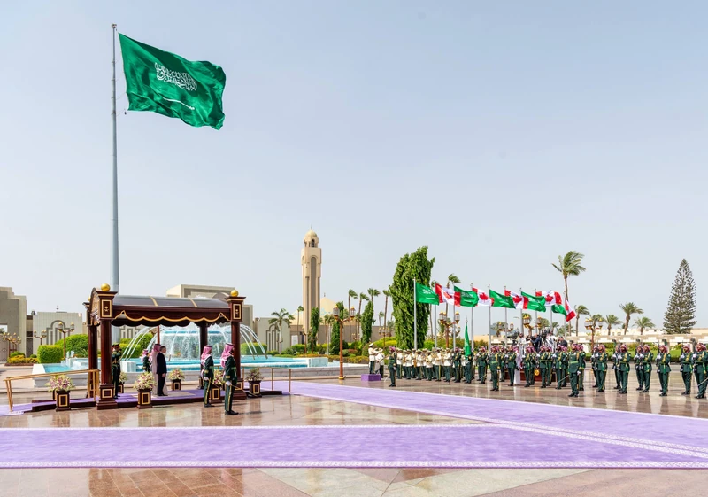 سمو سيدي ولي العهد يستقبل في قصر السلام بجدة دولة رئيس وزراء كندا - Photo 5