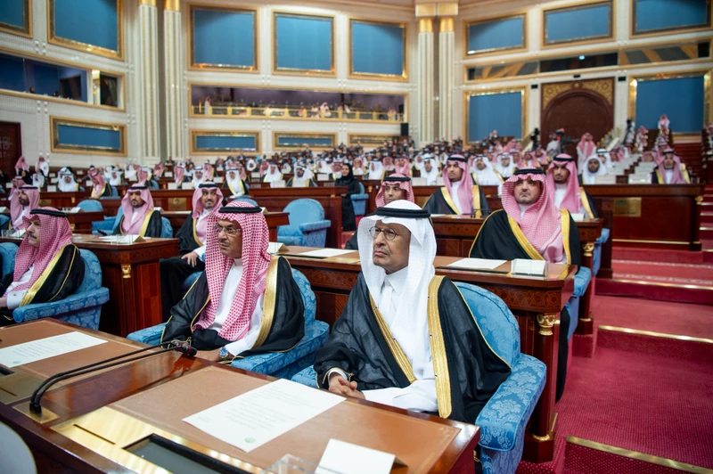 سمو سيدي ولي العهد يفتتح أعمال السنة الثالثة من الدورة التاسعة لمجلس الشورى. - صورة 7